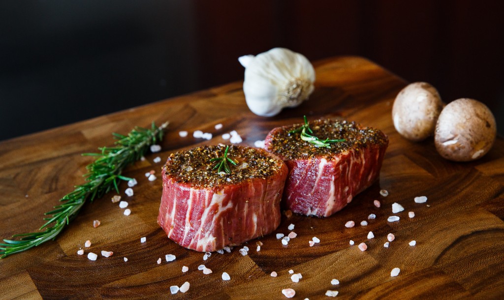 premier meat company raw filet mignon sustainable grass fed