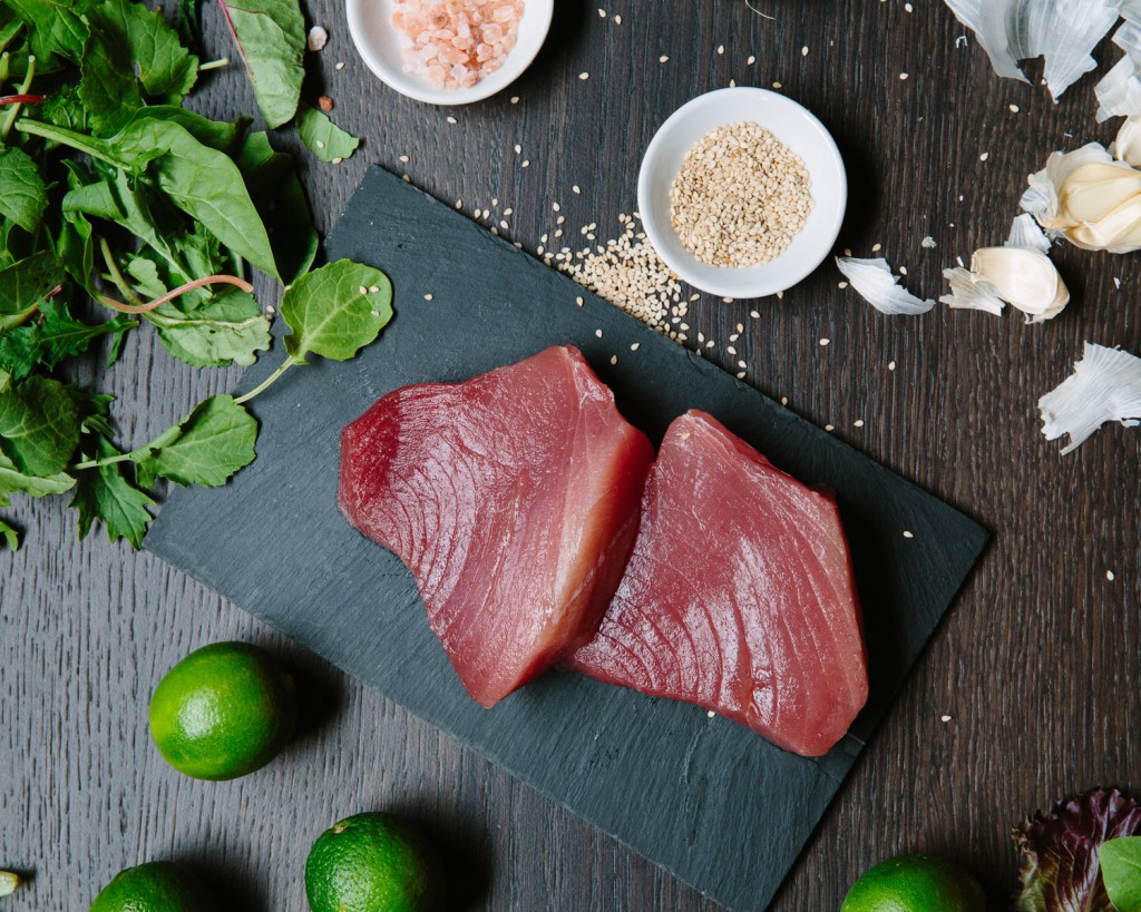 Premier Meat Company Ahi Tuna Raw Fresh never frozen seafood sustainable high quality protein deliveryoneline