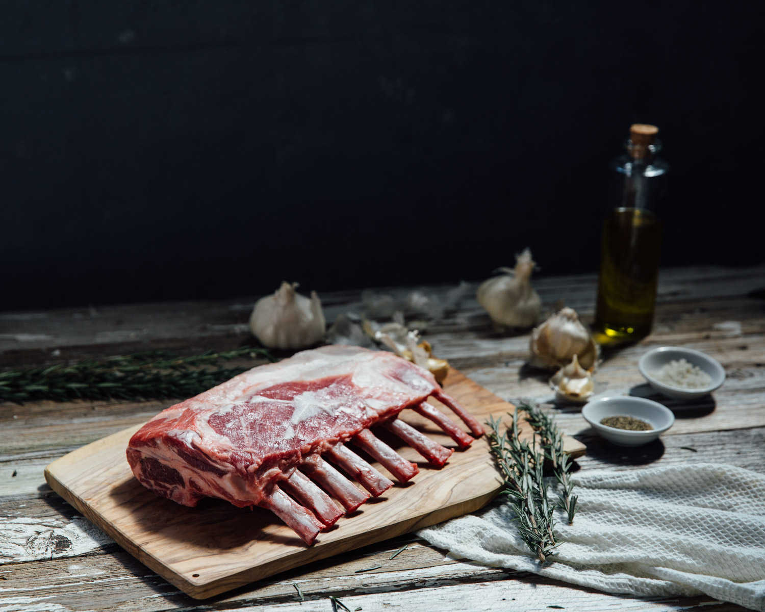 Order fresh never frozen all natural lamb rack from premier meat company for a delicious valentine's meal.