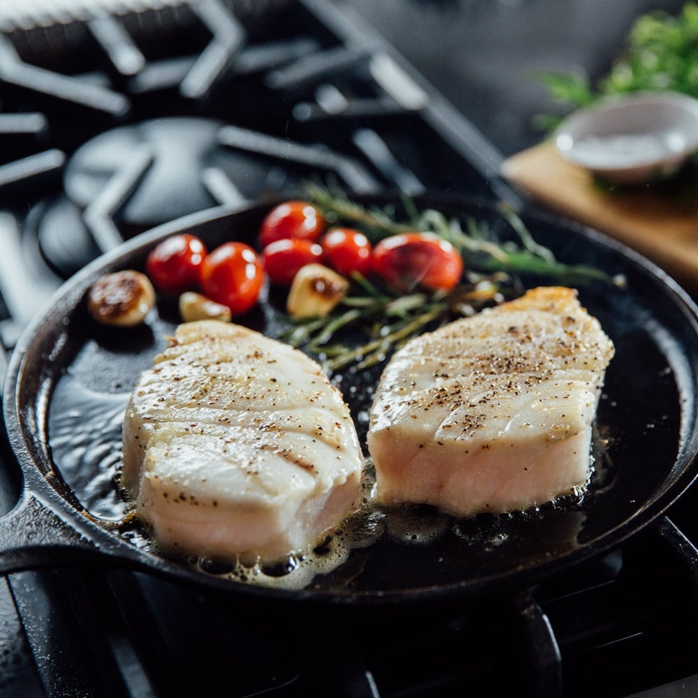 Premier Meat Company's Sustainable Sea Bass filets are perfect for grilling or searing on pan, have fresh fillets delivered straight to your door