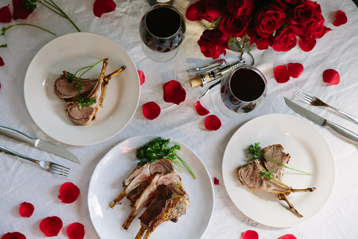 Lamb Rack Lollipop Chops make a romantic and impressive valentine's day home dinner. Follow this recipe, win her heart.