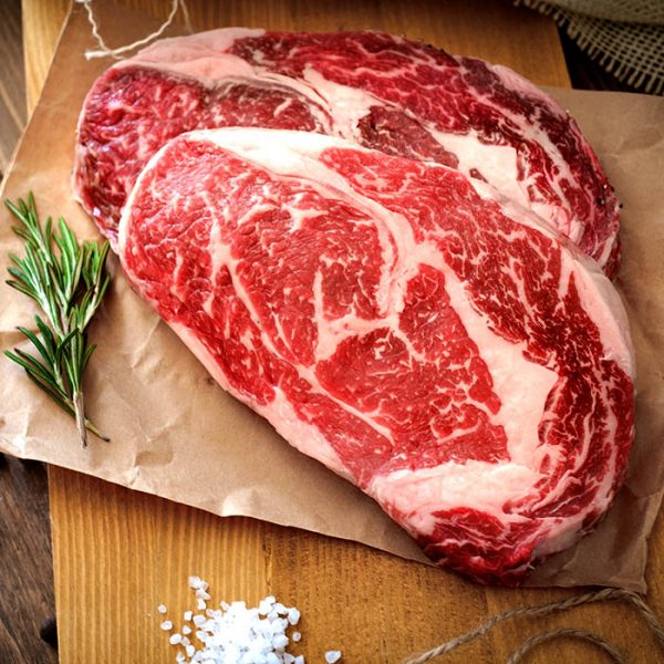 (5lbs) 8oz Ribeye Boneless Steaks Premier Meat Company